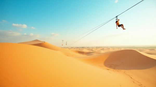 5 parcs d'aventure à Dubaï pour une expérience de tyrolienne inoubliable